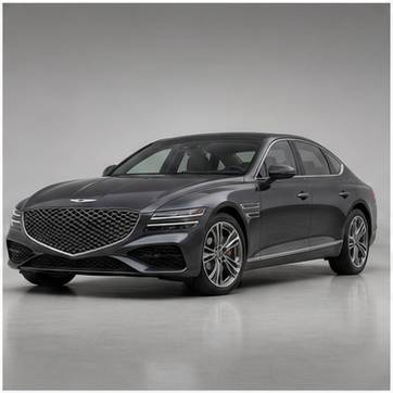 AI-иллюстрация модели Genesis G80