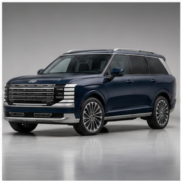 AI-иллюстрация модели Hyundai Palisade