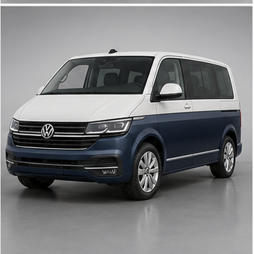 AI-иллюстрация модели Volkswagen Multivan